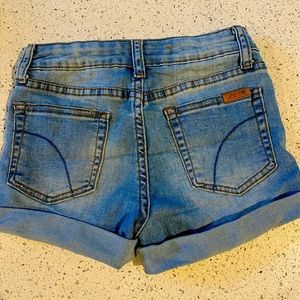 Joes light denim jean shorts